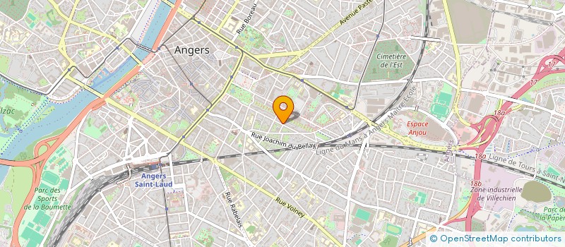 localisation de l'entreprise J.I.P. à ANGERS