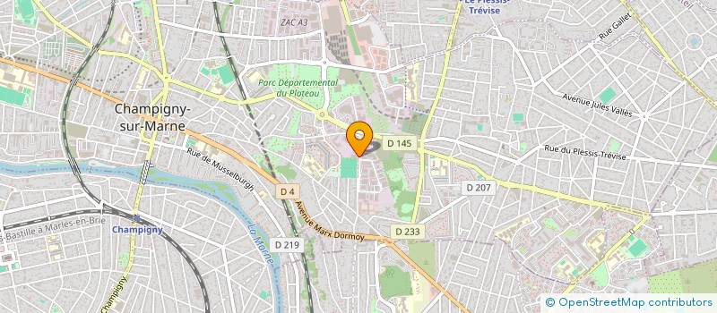 localisation de l'entreprise J.I.T à CHAMPIGNY-SUR-MARNE
