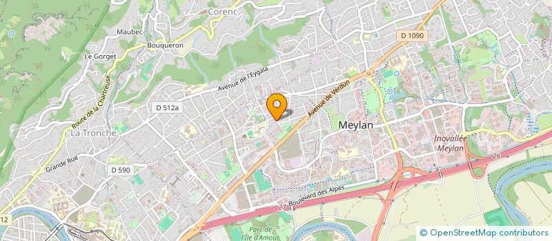 localisation de l'entreprise J'IMAGINE à MEYLAN