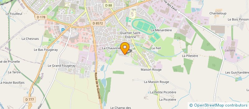 localisation de l'entreprise J'IMMO  VITRE