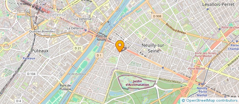 localisation de l'entreprise J'IMPRIME.COM à NEUILLY-SUR-SEINE