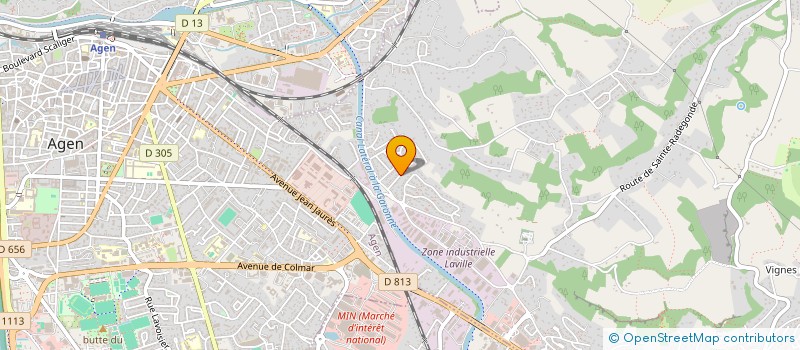 localisation de l'entreprise J'INSTALL ENERGIE  BON-ENCONTRE