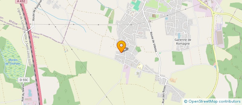 localisation de l'entreprise J'INVEST  VILLETTE-D'ANTHON