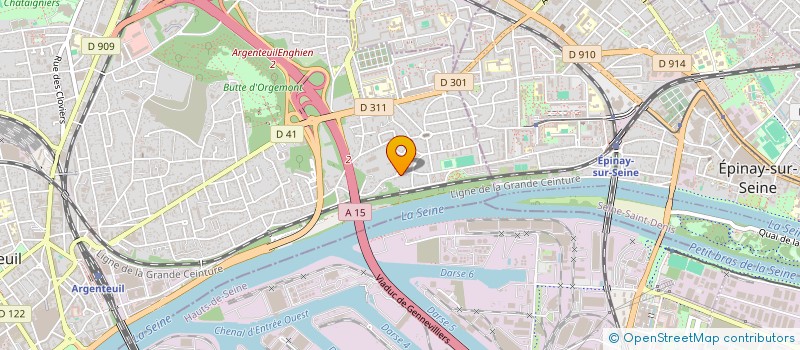 localisation de l'entreprise J'INVEST à ARGENTEUIL