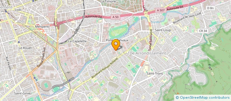 localisation de l'entreprise J INVEST  MARSEILLE