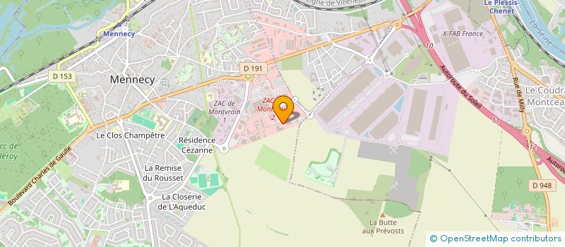 localisation de l'entreprise J.ISCO à MENNECY