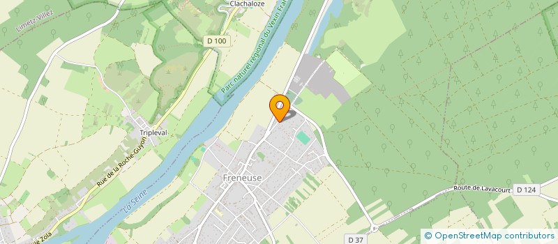 localisation de l'entreprise J & J  FRENEUSE