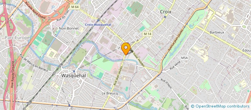 localisation de l'entreprise J&J à CROIX