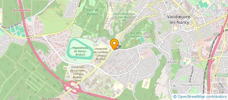 localisation de l'entreprise J.J. à VANDŒUVRE-LES-NANCY