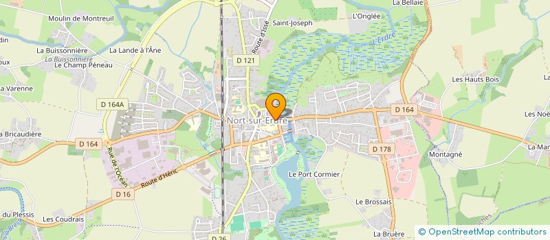 localisation de l'entreprise J&J  NORT-SUR-ERDRE