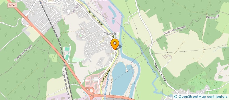 localisation de l'entreprise J & J  CHAVELOT