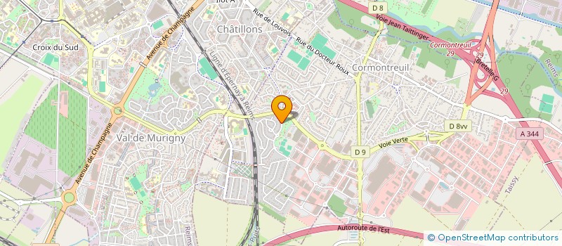 localisation de l'entreprise J & J  CORMONTREUIL