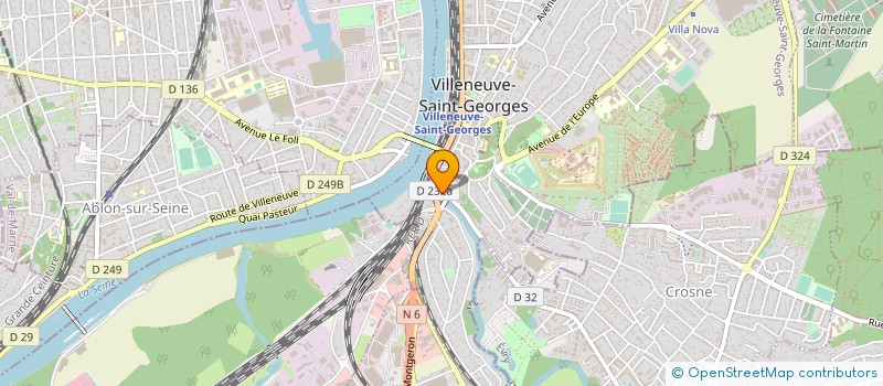 localisation de l'entreprise J J 94 à VILLENEUVE-SAINT-GEORGES
