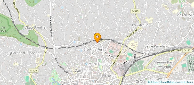 localisation de l'entreprise J.J.A  NIMES