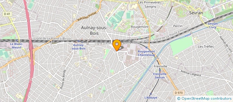 localisation de l'entreprise J.J.ALIMENTATION à AULNAY-SOUS-BOIS