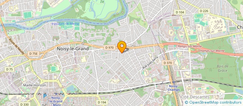 localisation de l'entreprise J&J ASSOCIATES  NOISY-LE-GRAND