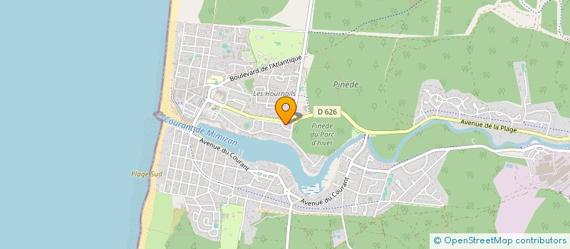 localisation de l'entreprise J&J ASSOCIATES  MIMIZAN