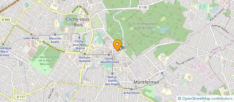 localisation de l'entreprise J.J.B CLICHY - SOUS - BOIS à CLICHY-SOUS-BOIS