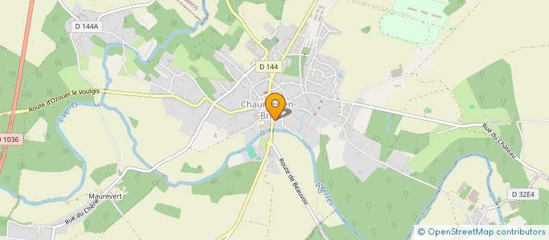 localisation de l'entreprise J.J. BEAUTE à CHAUMES-EN-BRIE