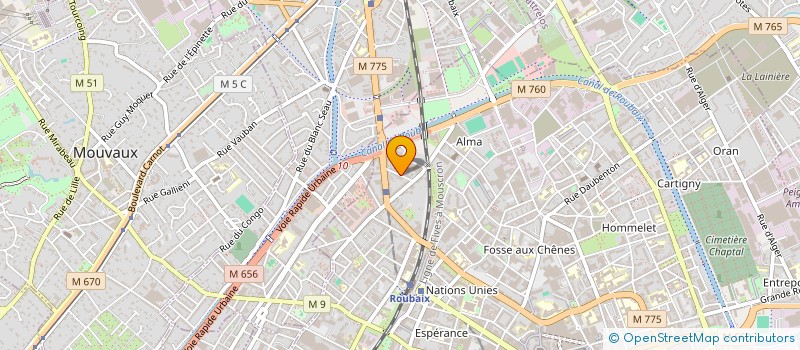 localisation de l'entreprise J&J BUSINESS  ROUBAIX