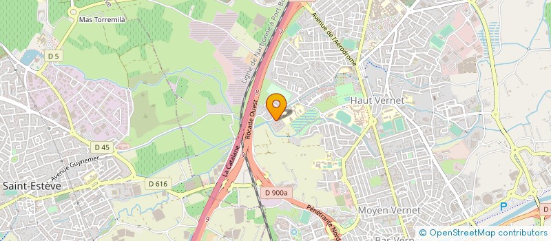 localisation de l'entreprise J.J. CARRELAGE  PERPIGNAN