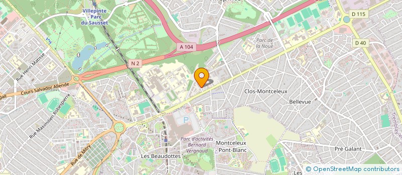 localisation de l'entreprise J&J CONCEPT TRANSPORT  VILLEPINTE