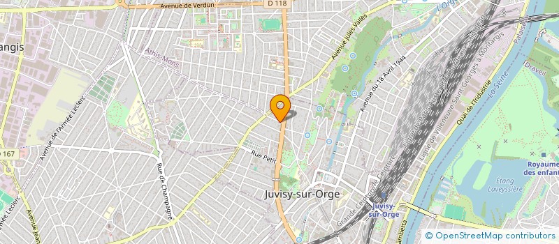 localisation de l'entreprise J&J CORPORATE à JUVISY-SUR-ORGE