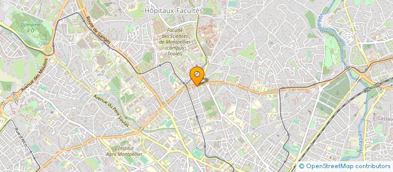 localisation de l'entreprise J & J COSMETIQUE à MONTPELLIER