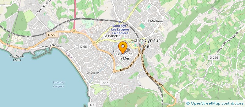 localisation de l'entreprise J J D O à SAINT-CYR-SUR-MER