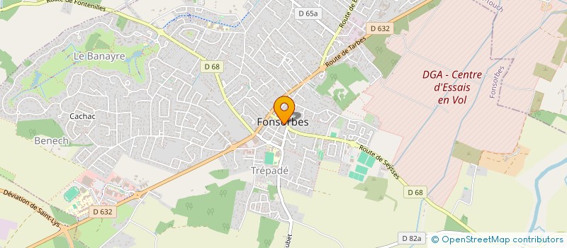 localisation de l'entreprise J&J DISTRIBUTION à FONSORBES