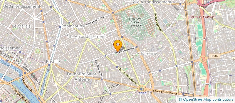 localisation de l'entreprise J & J EXPRESSION  PARIS