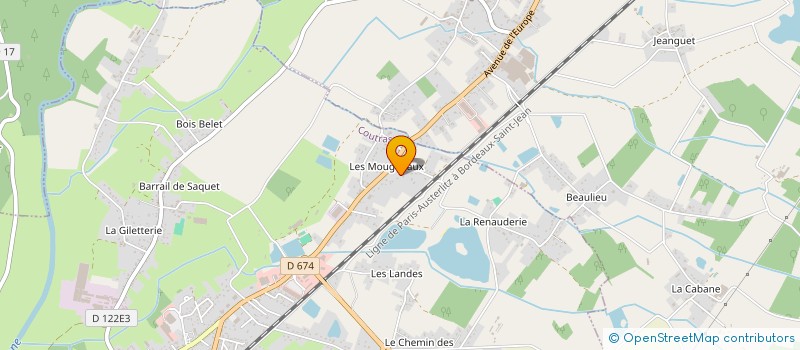 localisation de l'entreprise J&J FAMILY  COUTRAS