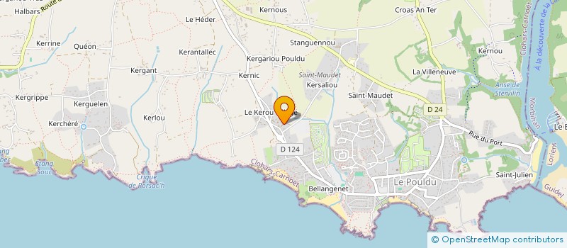 localisation de l'entreprise J&J FAMILY  CLOHARS-CARNOET