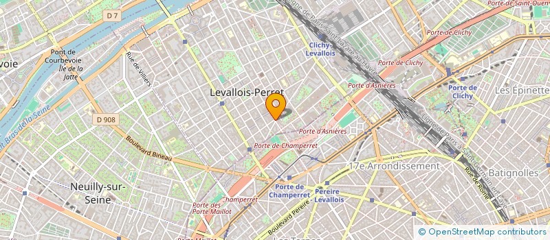 localisation de l'entreprise J J FEL PARALLELE à LEVALLOIS PERRET