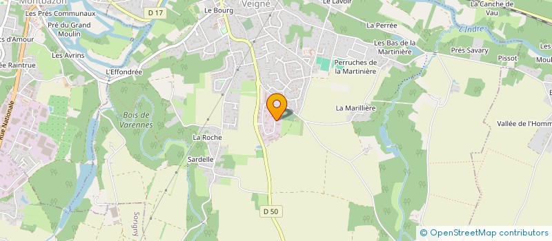 localisation de l'entreprise J&J GRANIARTE à VEIGNE