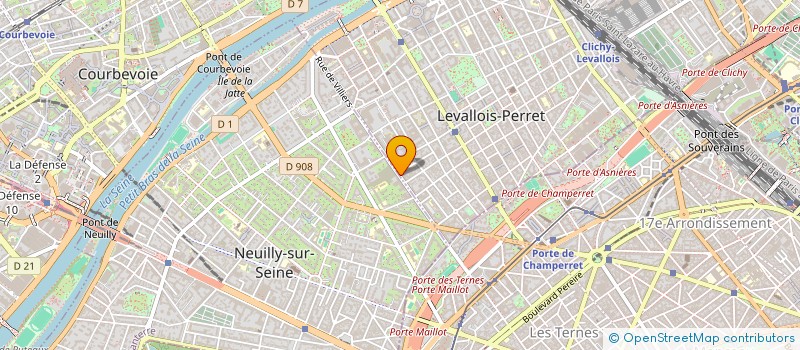localisation de l'entreprise J.J.H à LEVALLOIS-PERRET