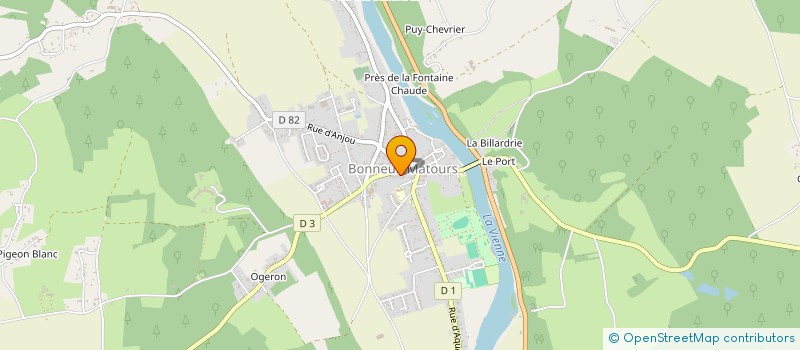 localisation de l'entreprise J&J IMMO  BONNEUIL-MATOURS