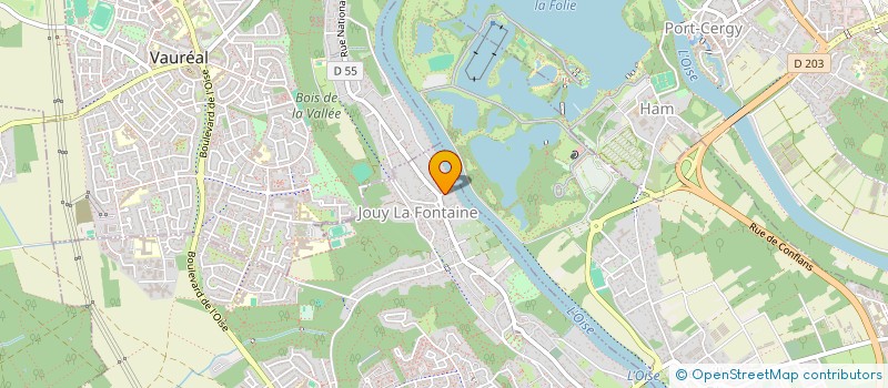 localisation de l'entreprise J.J. IMMO  JOUY-LE-MOUTIER