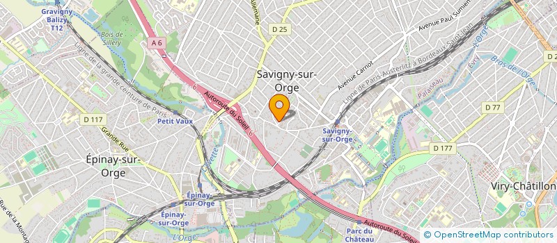 localisation de l'entreprise J&J IMMO  SAVIGNY SUR ORGE