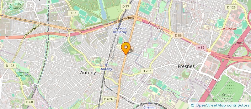 localisation de l'entreprise J & J IMMOBILIER à ANTONY