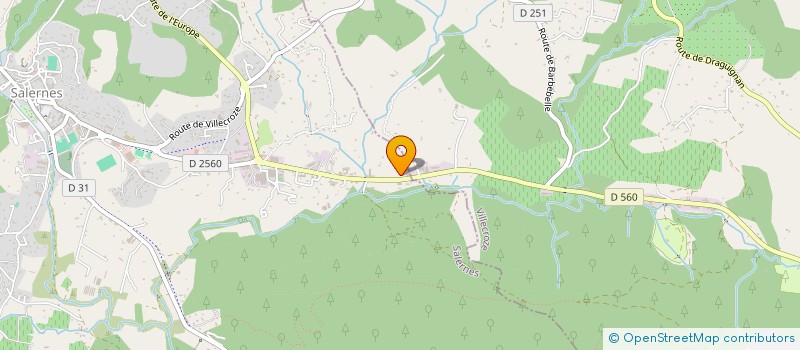 localisation de l'entreprise J&J INVEST  SALERNES