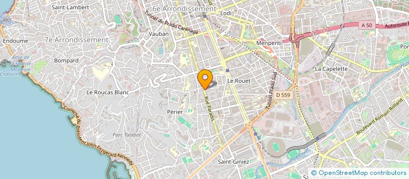 localisation de l'entreprise J&J INVESTISSEMENT à MARSEILLE