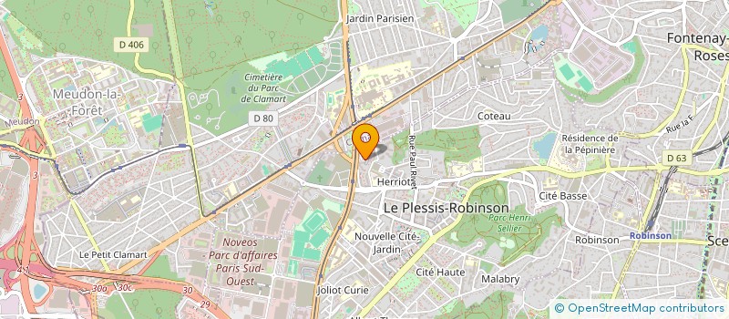 localisation de l'entreprise J.J. KOSTER  LE PLESSIS-ROBINSON