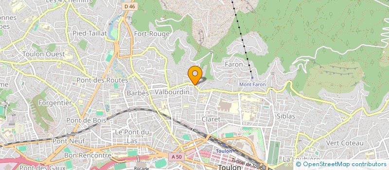 localisation de l'entreprise J.J.L.E  OLLIOULES