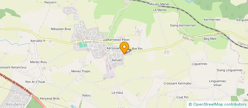 localisation de l'entreprise J J M V  SAINT-YVI