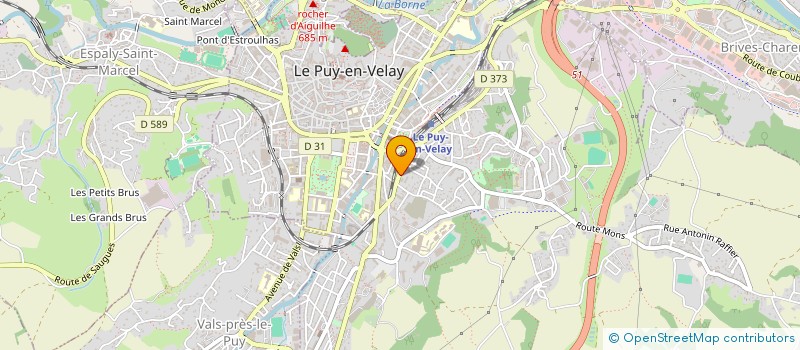 localisation de l'entreprise J.J MICHEL G.VINCENT & ASSOCIES à LE PUY-EN-VELAY