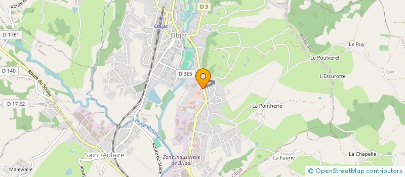 localisation de l'entreprise J.J.P IMMOBILIERE  OBJAT