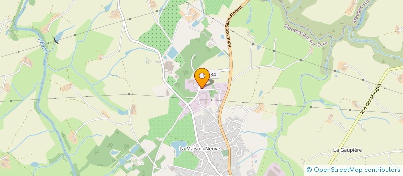 localisation de l'entreprise J&J PROPOSE à MONTREVAULT-SUR-EVRE