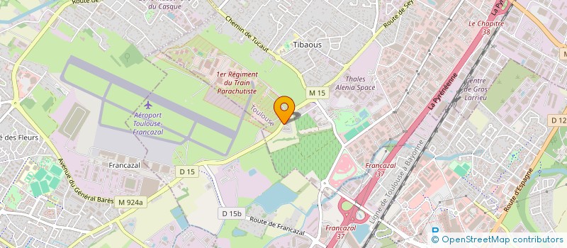localisation de l'entreprise J J R  TOULOUSE