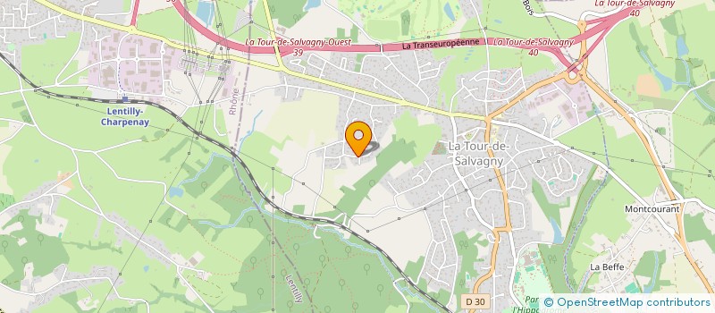 localisation de l'entreprise J&J RENOV'IMMO  LA TOUR-DE-SALVAGNY